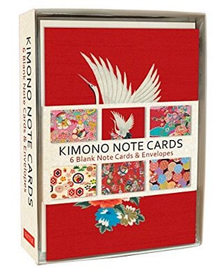 Kimono Note Cards: 6 Blank Note Cards & Envelopes (4 X 6 Inch Cards In A Box)-..
