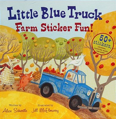 Little Blue Truck Farm Sticker Fun!-..