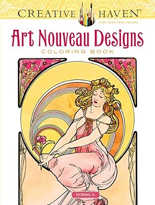 Creative Haven Art Nouveau Designs Coloring Book-..