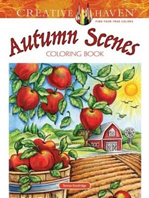 Creative Haven Autumn Scenes Coloring Book-..