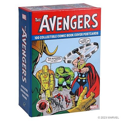 Avengers: 100 Collectible Comic Book Cover Postcards-..