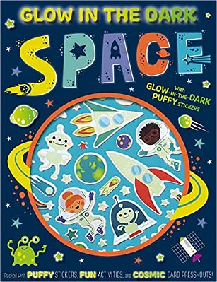 Glow In The Dark Space Activity Book-..