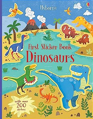 First Sticker Book Dinosaurs-..