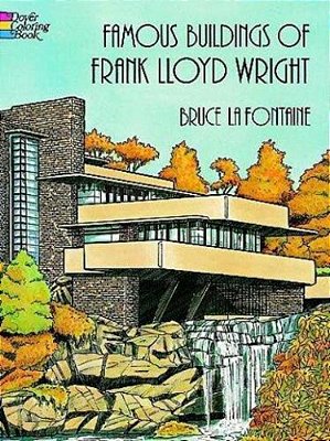 Famous Buildings Of Frank Lloyd Wright Coloring Book-..