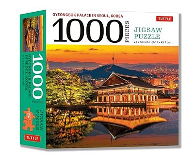 Gyeongbok Palace In Seoul Korea - 1000 Piece Jigsaw Puzzle: (Finished Size 24 In X 18 In)-..