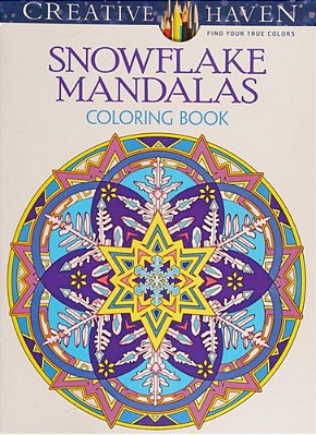 Creative Haven Snowflake Mandalas Coloring Book-..