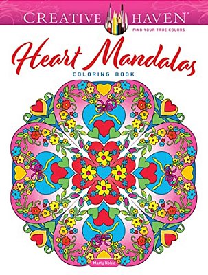 Creative Haven Heart Mandalas Coloring Book-..