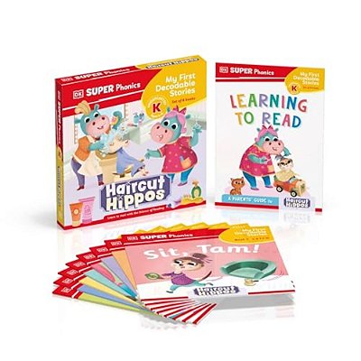 Dk Super Phonics My First Decodable Stories Haircut Hippos-..