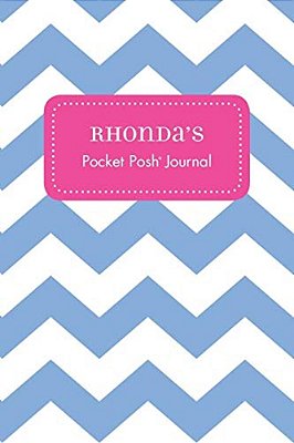 Rhonda's Pocket Posh Journal, Chevron-..