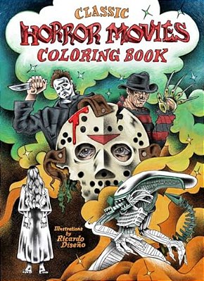 Classic Horror Movies Coloring Book-..