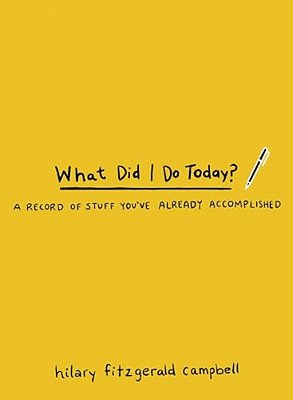 What Did I Do Today?: A Record Of Stuff You'Ve Already Accomplished-..