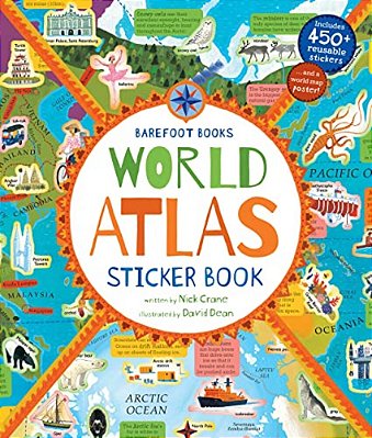 Barefoot Books World Atlas Sticker Book-..