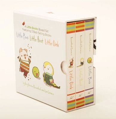 Little Books Boxed Set: Little Pea, Little Hoot, Little Oink: (Baby Board Books, Nursery Rhymes, Children's Book Sets, Nursery Books)-..