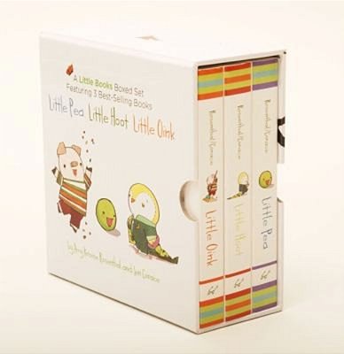 Little Books Boxed Set: Little Pea, Little Hoot, Little Oink: (Baby Board Books, Nursery Rhymes, Children's Book Sets, Nursery Books)-..