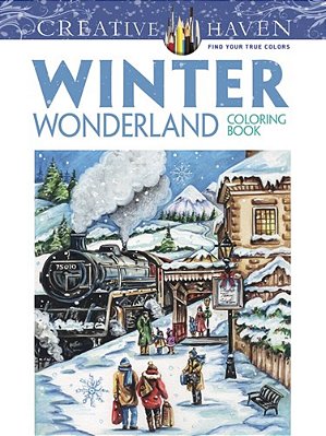 Creative Haven Winter Wonderland Coloring Book-..