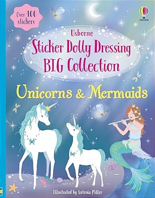Sticker Dolly Dressing Big Collection Unicorns & Mermaids-..