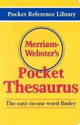 Merriam-Webster's Pocket Thesaurus - Newest Edition-..