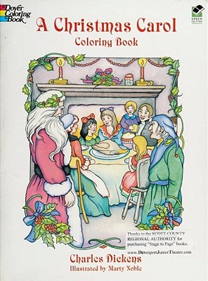A Christmas Carol Coloring Book-..