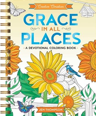 Grace In All Places: A Devotional Coloring Book-..