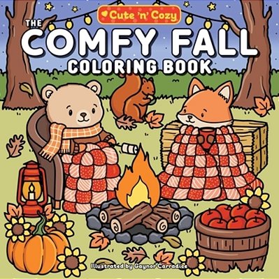 The Comfy Fall Coloring Book-..
