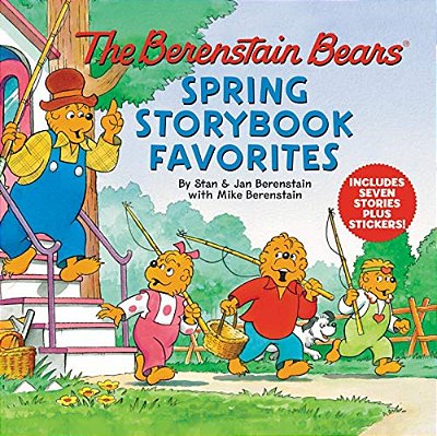 The Berenstain Bears Spring Storybook Favorites: Includes 7 Stories Plus Stickers!: A Springtime Book For Kids [With Stickers]-..