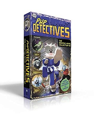 Pup Detectives The Graphic Novel Collection #2 (Boxed Set): Ghosts, Goblins, And Ninjas!; The Missing Magic Wand; Mystery Mountain Getaway-..