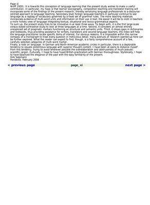 Discourse Markers Across Languages A Contrastive Study Of Second-Level Discourse Markers In Native And Non-Native Text With Implications For General A-..