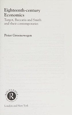 Eighteenth Century Economics-..