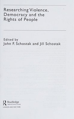 Researching Violence, Democracy And The Rights Of People-..