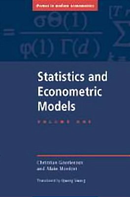 Statistics And Econometric Models - Vol. 1-..