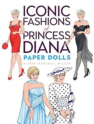 Iconic Fashions Of Princess Diana Paper Dolls-..