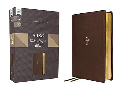 Nasb, Wide Margin Bible, Leathersoft, Brown, Red Letter, 1995 Text, Comfort Print-..