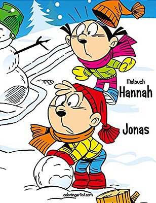 Malbuch Hannah Und Jonas 1 & 2-..