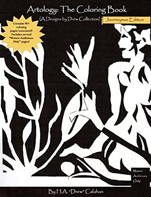 Artology: The Coloring Book; Journeyman Edition: (A Designs By Drew Collection)-..