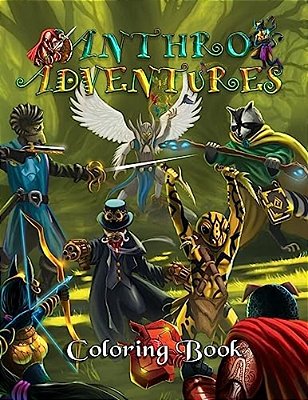 Anthro-Adventures Coloring Book-..