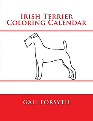 Irish Terrier Coloring Calendar-..