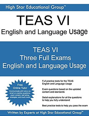 Teas VI English And Language Usage: Teas VI Exam English And Language Usage-..