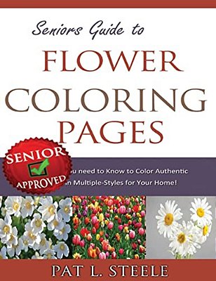 Seniors Guide To Flower Coloring Pages-..