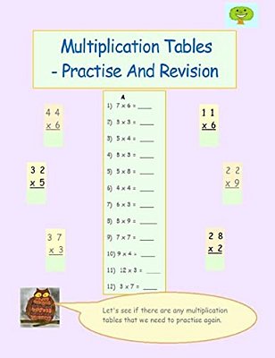 Multiplication Tables Practise And Revision-..