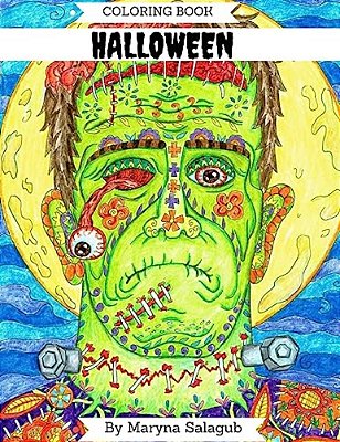 Halloween Coloring Book-..