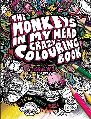 Monkeys In My Head Crazy Colouring Book-..