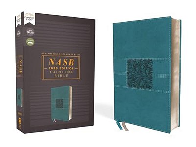 Nasb, Thinline Bible, Leathersoft, Teal, Red Letter Edition, 2020 Text, Comfort Print-..