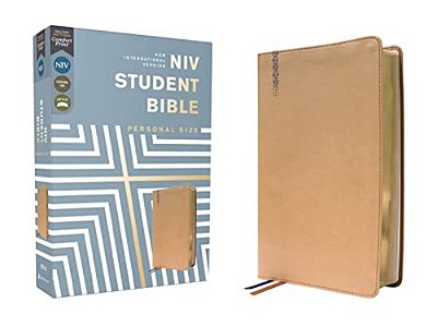 Niv, Student Bible, Personal Size, Leathersoft, Tan, Comfort Print-..
