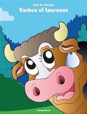 Livre De Coloriage Vaches Et Taureaux 1 & 2-..