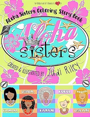 Aloha Sisters Coloring Story Book-..