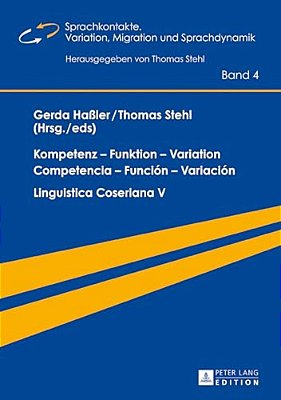 Kompetenz - Funktion - Variation/Competencia - Función - Variación: Linguistica Coseriana V-..