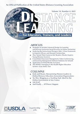 Distance Learning Vol 18 Issue 4-..