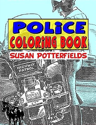 Police Coloring Book-..