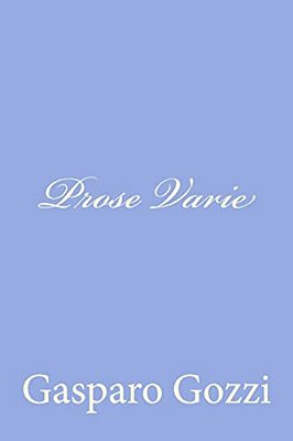Prose Varie-..