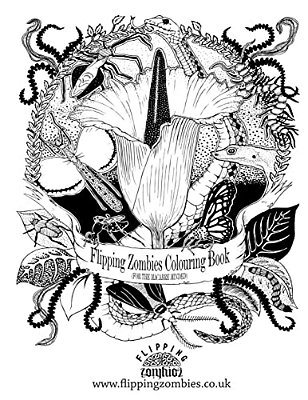 Flipping Zombies Colouring Book-..